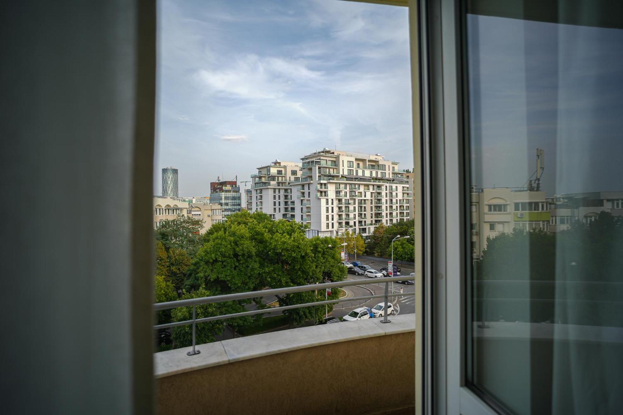 Penthouse With Huge Rooftop Terrace & City View Bucareste Exterior foto