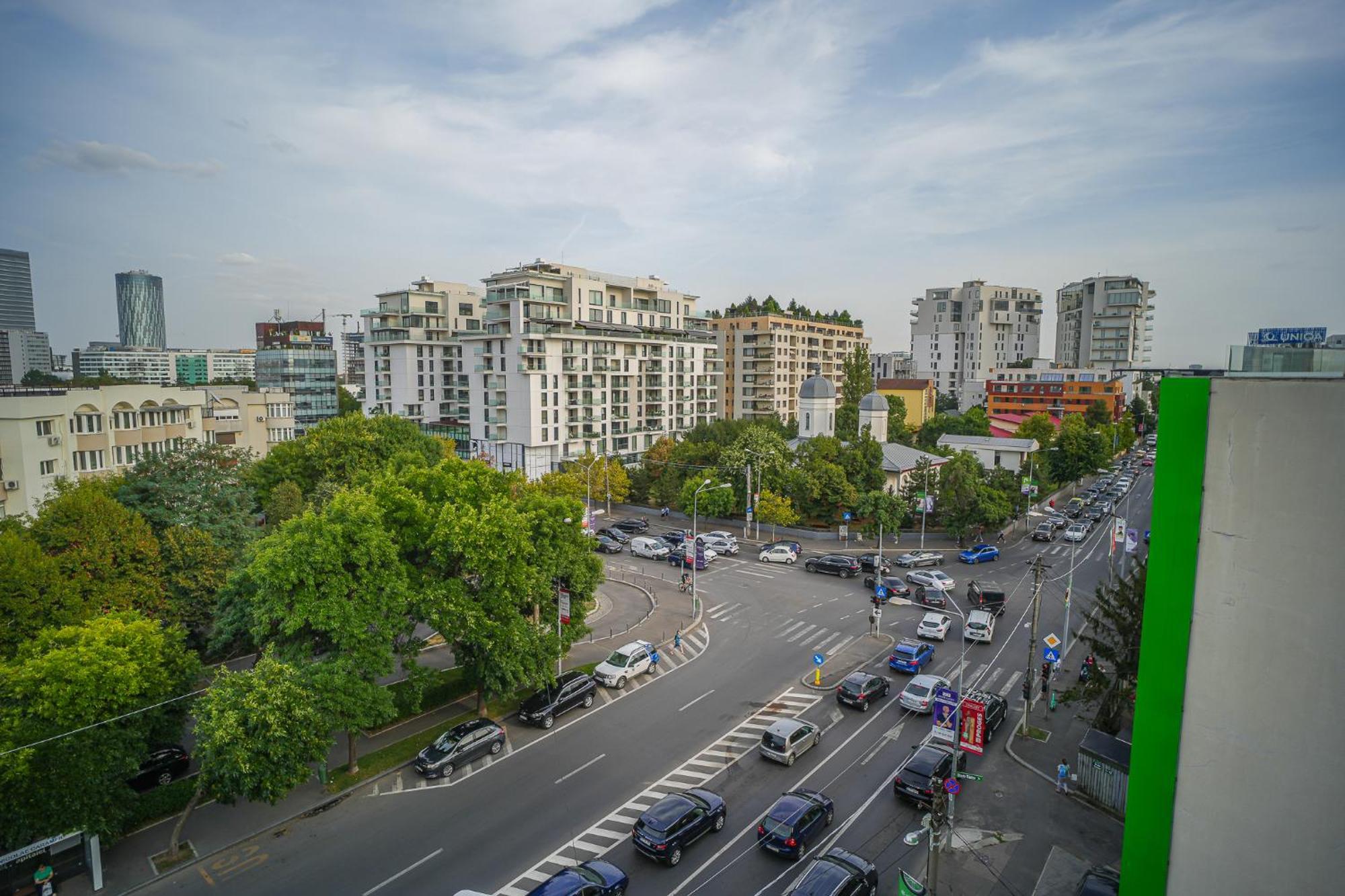Penthouse With Huge Rooftop Terrace & City View Bucareste Exterior foto