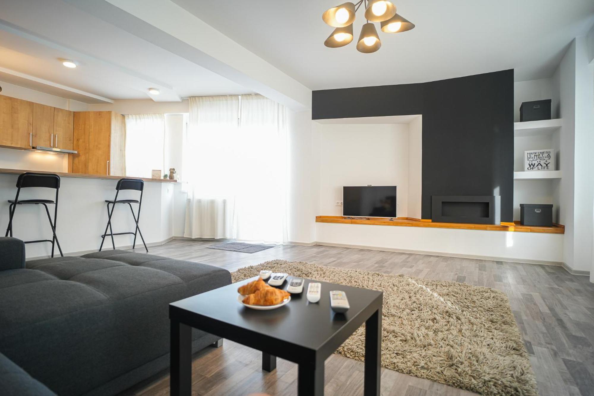 Penthouse With Huge Rooftop Terrace & City View Bucareste Exterior foto
